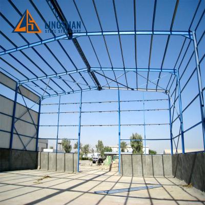 China New Design Industrial Low Cost Prefabricated Steel Workshop Shipping By Container for sale