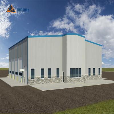 China Office Low Cost Designs Industrial Pier Prefab Houses Warehouse Buildings Construction Steel House Prefab for sale