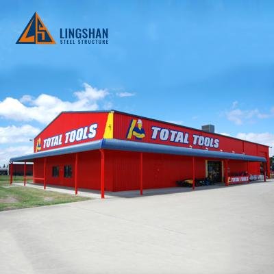 China Modern ISO Prefab Modern Light Steel Structure Lobby Lobby Store for sale