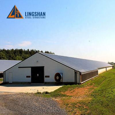 China Farm Low Cost Modern Prefab Poultry Farm Building Chicken House Steel Boots For Sale In Mississippi for sale