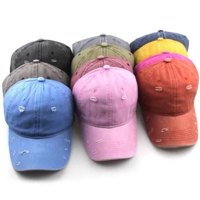 China Low impact helmet COMMON single cut faded baseball cap for sale