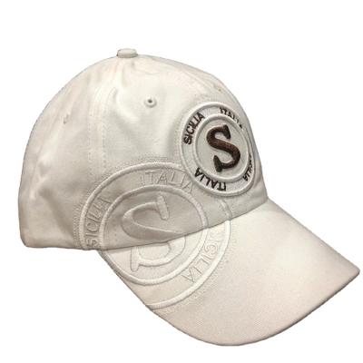 China Plain White Adjustable COMMON Logo Dad Hat Custom Unstructured for sale