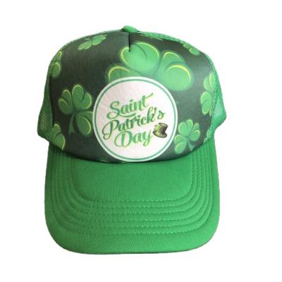 China JOINT Cheap Custom Sublimation Printing Custom 5 Panel Foam Mesh Trucker Hat Cap for sale