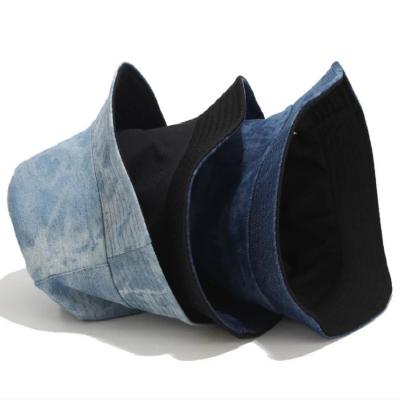 China High Quality Breathable Women Factory Comfort Fisherman Camouflage Tie Dye Denim Bucket Hat Bucket Hat for sale