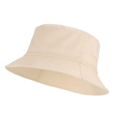 China Breathable Comfort Women Bucket Hat Embroidery Custom Logo Nude Bucket Hat for sale