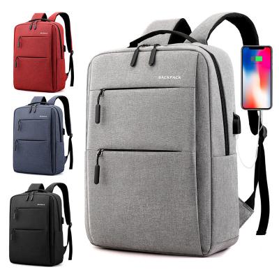 China New Simple Filling USB Backpack Men's and Women's Management Computer Casual Bag Waterproof Backpack for sale