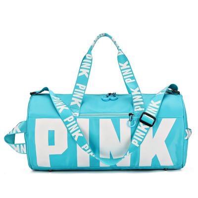 China Waterpoof Fashion Design Customized Logo Travel Woman Men Large Capacity Waterproof Foldable Duffle Sports Gym Bag for sale