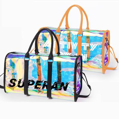 China Fashion Most Popular Products China PVC Custom Tote Bag Overnight Bag Women Travel Shower Bag Travel for sale