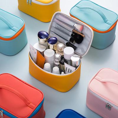 China Fashionable Make OEM/ODM Fashionable Cosmetic Bags Portable Travel Toiletries Storage Bags for sale