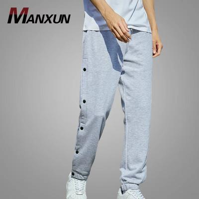 China Solid Anti Wrinkle Drawstring Waist Men Pants Tilts Back Breasted Pockets Sports Joggers Single Side Sweatpants Hot Sale for sale