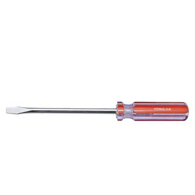 China Plastic Handle Plastic Cross Flat Screwdriver Alloy Steel Transparent Handle model#897 for sale