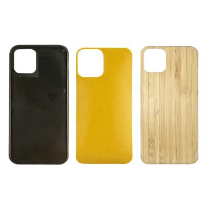 China Hot Selling Anti-fall Real Natural Bamboo Wooden Mobile Phone Cover Wooden Case For iPhone 13 Pro for sale