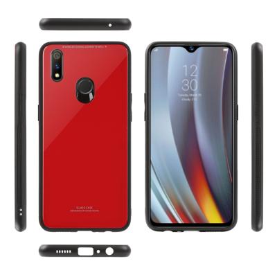 China 2019 Hard Edge+Real TPU Tempered Glass Back Case Phone Accessories Silicone Frame Tempered Glass Back Cover Case For Xiaomi Redmi K20 K20 pro MI 9T for sale