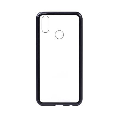 China Newest Styles Developed 2019 New Models 9h Tempered Glass Back Cover Magnetic Phone Case For Realme 3 pro for sale