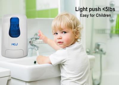 China Robust Plastic Liquid Kids Hand Soap Dispenser Waterproof With 1L Catridge for sale