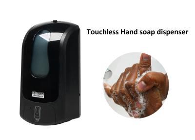 China 1000ml Black Touchless Automatic Liquid Soap Dispenser , commercial liquid soap dispenser for sale