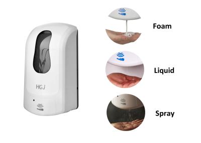 China Touchless Electric Liquid Hand Soap Dispenser Robust Plastic ABS for sale