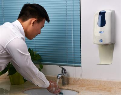 Cina Parete riutilizzabile dell'erogatore del sapone della toilette infrarossa rossa robusta montabile con il vassoio del gocciolamento in vendita