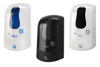 China Black Hospital Soap Dispenser Battery Or Adapter Operated , Liquid Hand Soap Dispenser for sale