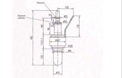 China De industriecw Magnetron Hoge Macht de Tijd van de 30 jaren '60opwarming van Kilowatts Te koop