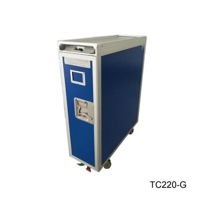 China Four Wheel 810x301x1030mm Atlas Aircraft Meal Cart for sale