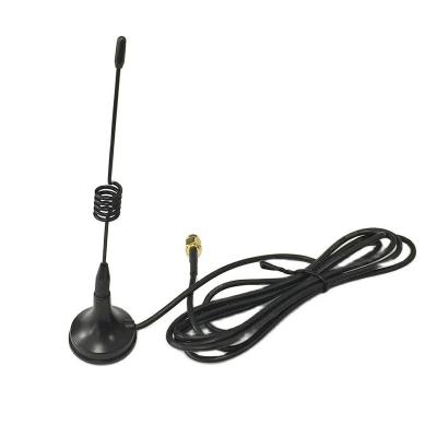 China Durable Car Spring 824~2700Mhz GSM 2.4G Multiband Antenna With Male Connector Magnetic Base RG174 Cable for sale