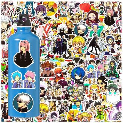 China Customized 3d Motion Nail Mixed Holographic Vinyl Hentai Anime Lenticular Stickers For Phone for sale