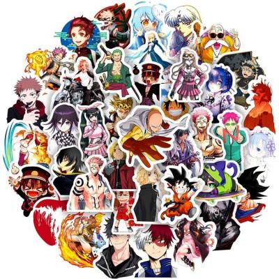 China Customized Anime Motion Peeker Cute Hologram Auto Holographic Lenticular Vinyl Decorative Stickers For PC for sale