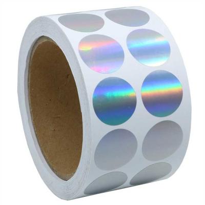 China Customized Clear Stickers Paper Holographic Laser Round Cartoon 3d Hologram Sticker Label Using For Sale for sale