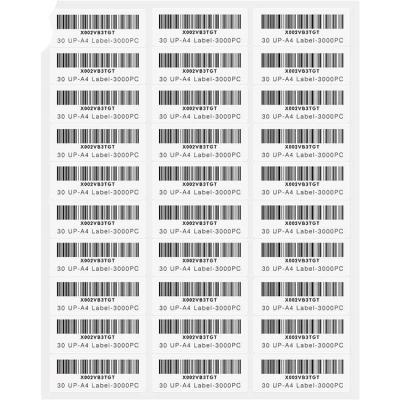 China Customized Labels RF Foil Create Your Own Product 50mm x 25mm Barcode Label Stickers For Book for sale