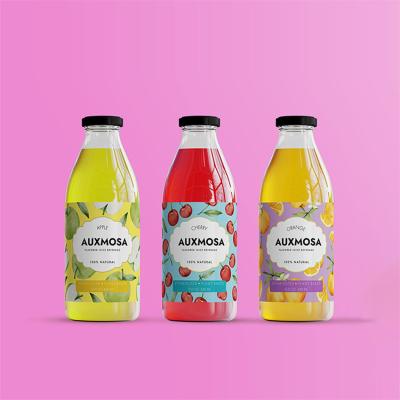 China Dropshipping Customized Clear Printingbottle Water Bottle Sticker Vitamin Beverage And Beverage Sticker Label for sale