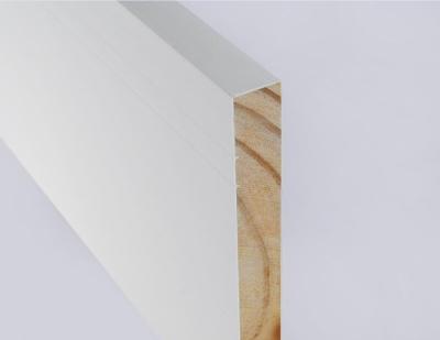 China Interior Decoration White Primed Joint Finger Radiata Pine S3S Base Boards for sale