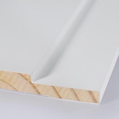 China Finger Radiata Pine Baseboard Waterproof White Primed Joint Skirting Interior Decoration New Design for sale