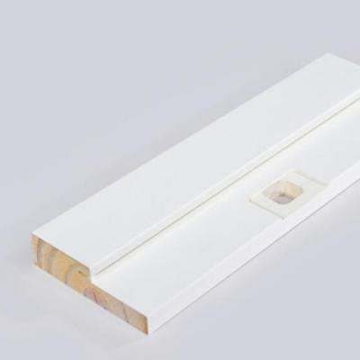 China Modern White Primed Finger Joint Wood Door Jamb for sale