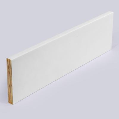 China Modern White Primed Finger Joint Interior Wood Flat Door Jamb for sale