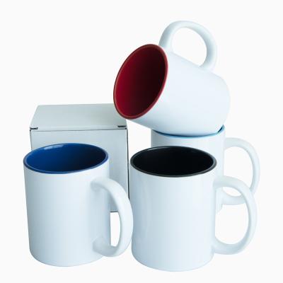 China Sublimation 360craft 11oz Sublimation Good Quality White Custom Ceramic Mug Coffee Mug For Heat Press for sale