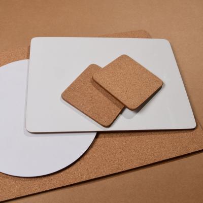 China Stocked Wholesale Photo Sublimation Blanks Square Round Wooden Drink Coaster for sale