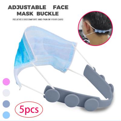 China Mask ear strap hook Third Gear Adjustable Anti-Slip Mask Ear Grips Extension Hook connection Ear Protector Bandage for sale