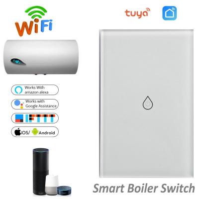 China Wireless WiFi Smart Boiler Switch Water Heater Switch Tuya APP Remote Control Amazon Alexa Google Home Voice Control for sale