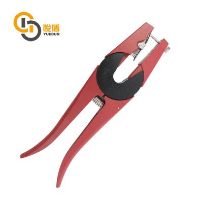 China Cultivate Yuedun Ear Tag Animal Red Clips with Ear Tag Applicator Available Pins for sale