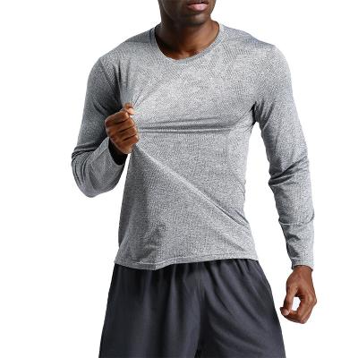 China Wholesale Custom Breathable Mens Lightweight Breathable Sports Long Sleeve Top High Quality Fitness Jogging Top for sale