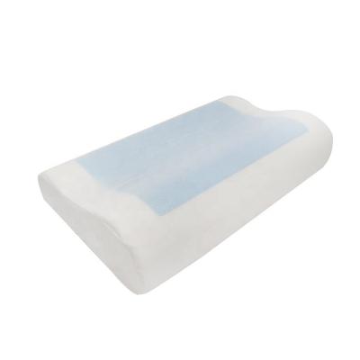 China Anti-static Cool Ice Gel Summer Comfort Contour Pillow Orthopedic Memory Foam Sleep Pillow For Rest for sale