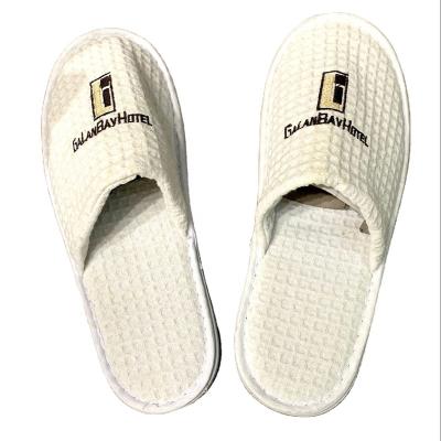 China 2022 Hotel Travel CFL New Arrival China Manufacturer Velor Terry Cloth Fabric Disposable Slippers Home Hotel for sale