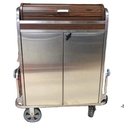 China Canvas Hotel Pick Up Trolley ISO Factory Direct Sale Star Hotel Canvas Pick Cart Other Hotel and Restaurant Supplies for sale