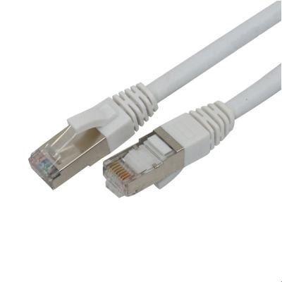 China CAT 7 SFTP Ethernet Cable 10GBase-T 28AWG Gold Plated Double-Shielded Copper Core High-Speed ​​QD C7-SF/F28-R-BK for sale