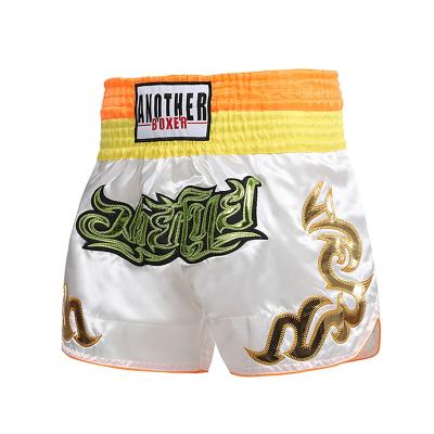 China Comfortable Wholesale Professional Muay Thai Boxing Shorts Custom Cheap Price Mens Satin Boxing Shorts for sale