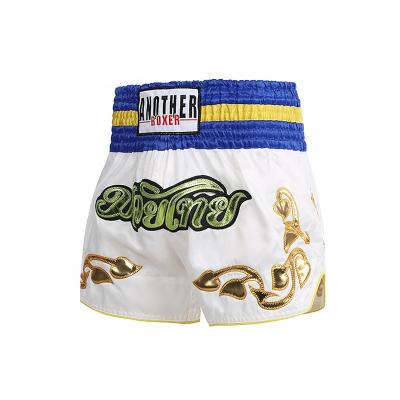 China Comfortable Wholesale Professional Boxing Shorts Muay Thai Martial Arts Fight Thai Boxing Competition Boxing Shorts for sale