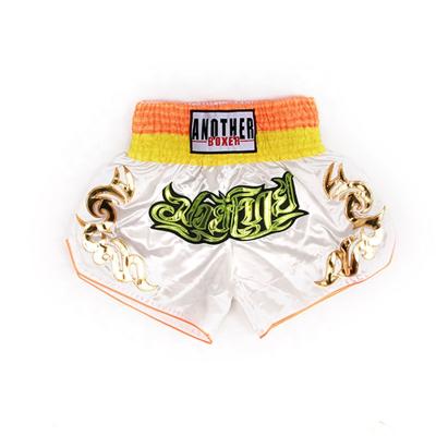 China Comfortable Wholesale Professional Muay Thai Boxing Shorts Custom Cheap Price Mens Satin Kickboxing Shorts for sale