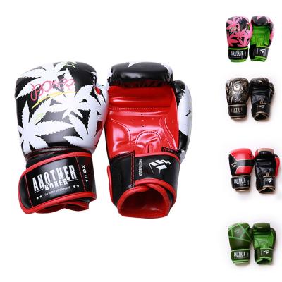 China Universal Wholesale Design Supplie Your Own Logo Boxing Gloves 16 Ounce Professional Boxing Gloves OEM PU Leather Boxing Gloves for sale