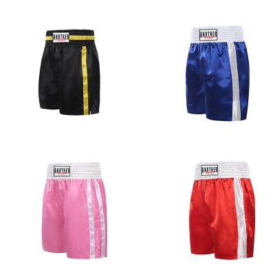 China Sports Muay Shorts Comfortable Thai Boxing Trunks Kick Martial Arts Training Gym Fight Shorts Muttahida Majlis-e-Amal for sale